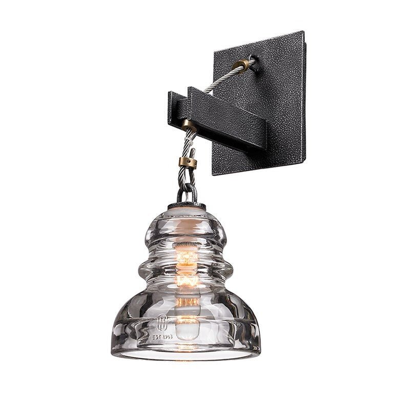 Menlo Park Bath and Vanity Light - 1-Light - Old Silver by Troy Lighting
