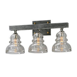Menlo Park Bath and Vanity Light - 3-Light - Old Silver by Troy Lighting