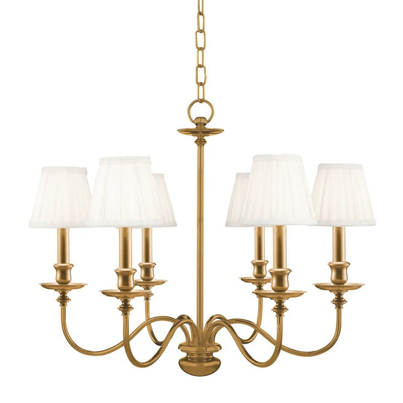Menlo Park Chandelier - 6-Light by Hudson Valley