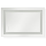 Mera Rectangular Mirror Extra Small By Generation Lighting - Front View