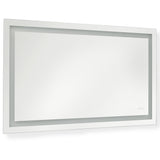 Mera Rectangular Mirror Large By Generation Lighting - Side View1