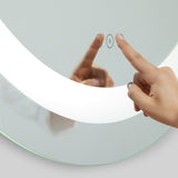 Mera Round Mirror Medium By Generation Lighting  - Side View12