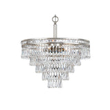 Mercer Chandelier 20'' Olde Silver