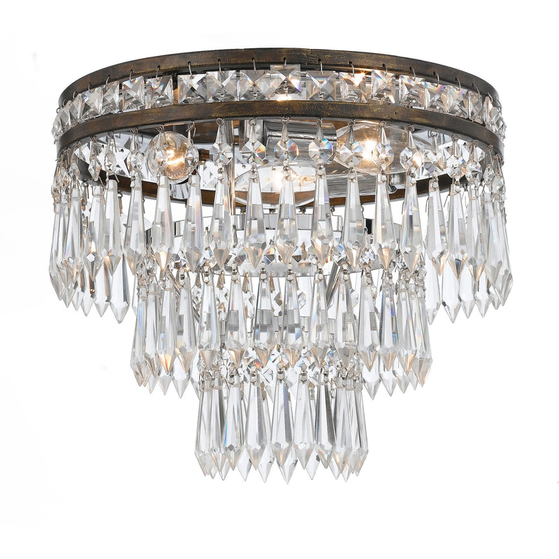 Mercer Flush Mount 12'' English Bronze