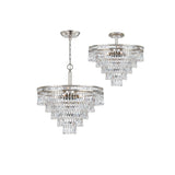 Mercer Semi-Flush Mount 20'' Olde Silver