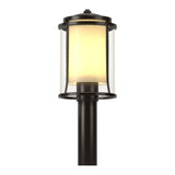 Meridian Outdoor Post Lantern in Coastal Oil Rubbed Bronze by Hubbardton Forge
