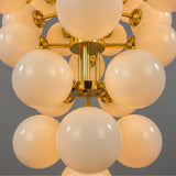 Merlot Chandelier - Polished Brass