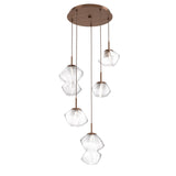 Mesa Multi-Light Chandelier By Hammerton, Number Of Lights: 5 Light, Color: Clear, Finish: Oil Rubbed Bronze