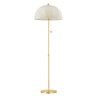 Meshelle Floor Lamp - Aged Brass