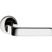 Meta Door Lever in Polished Chrome by Colombo Design