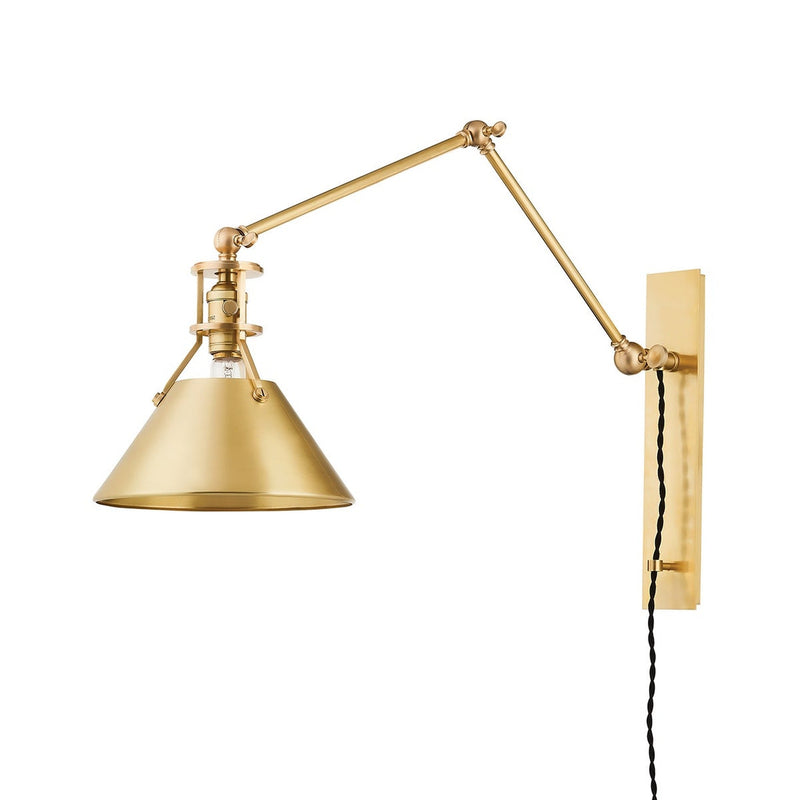Metal No. 2 Plug-in Sconce by Hudson Valley