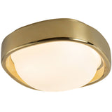 Metallic Brass Pebble Flush Mount by Kuzco Lighting