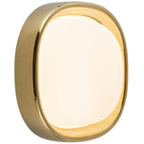 Metallic Brass Pebble Flush Mount by Kuzco Lighting