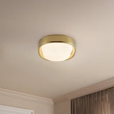 Metallic Brass Pebble Flush Mount by Kuzco Lighting