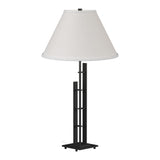Metra Double Table Lamp in Black by Hubbardton Forge