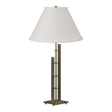 Metra Double Table Lamp in Soft Gold by Hubbardton Forge