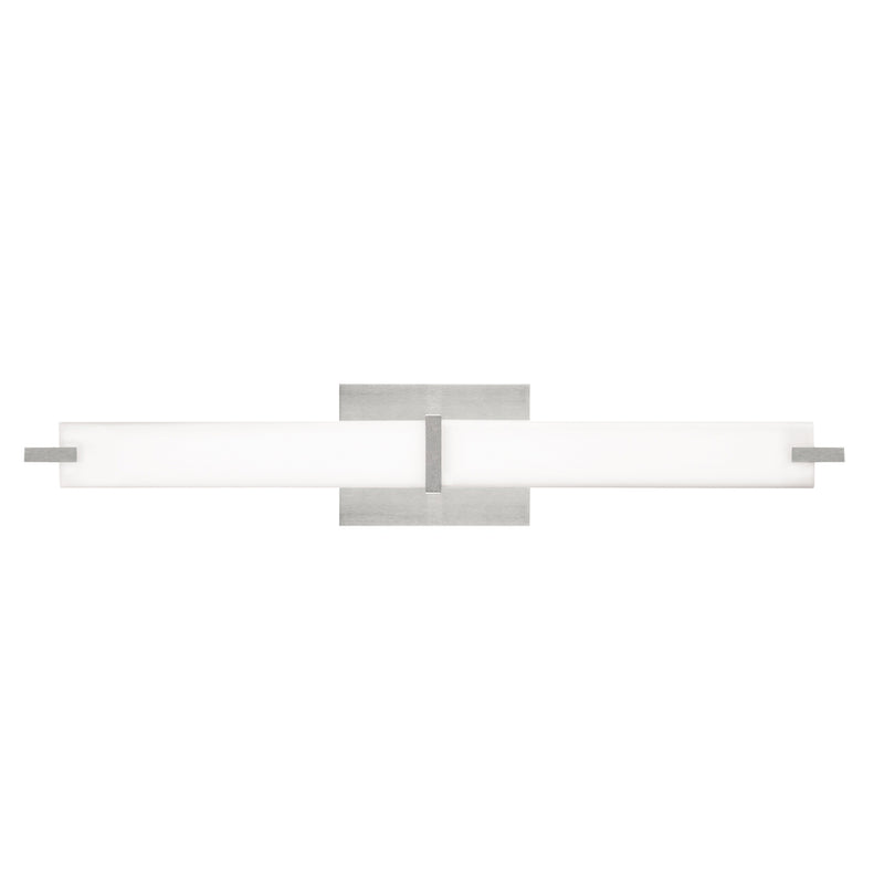 Metro Vanity Light — Chrome, White Glass, 2700K 120V