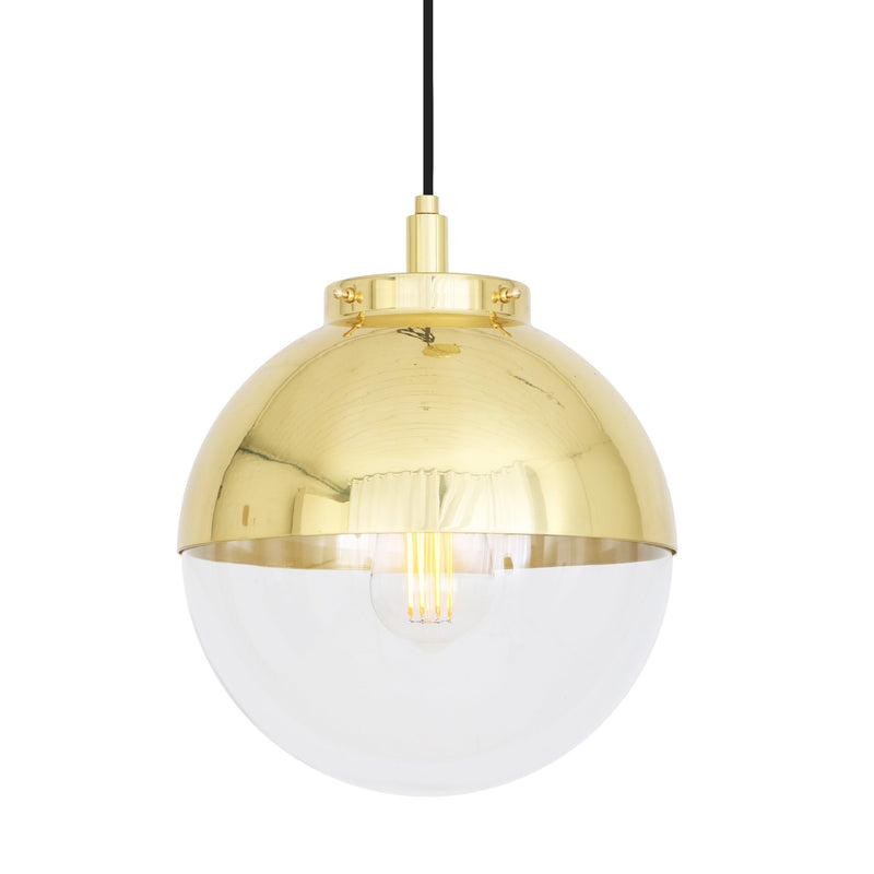 Mica Pendant - Antique Brass