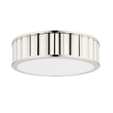 Middlebury Flush Mount - Round - 13 Inch - Polished Nickel by Hudson Valley