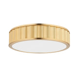 Middlebury Flush Mount - Round - 15.75 Inch - Aged Brass by Hudson Valley