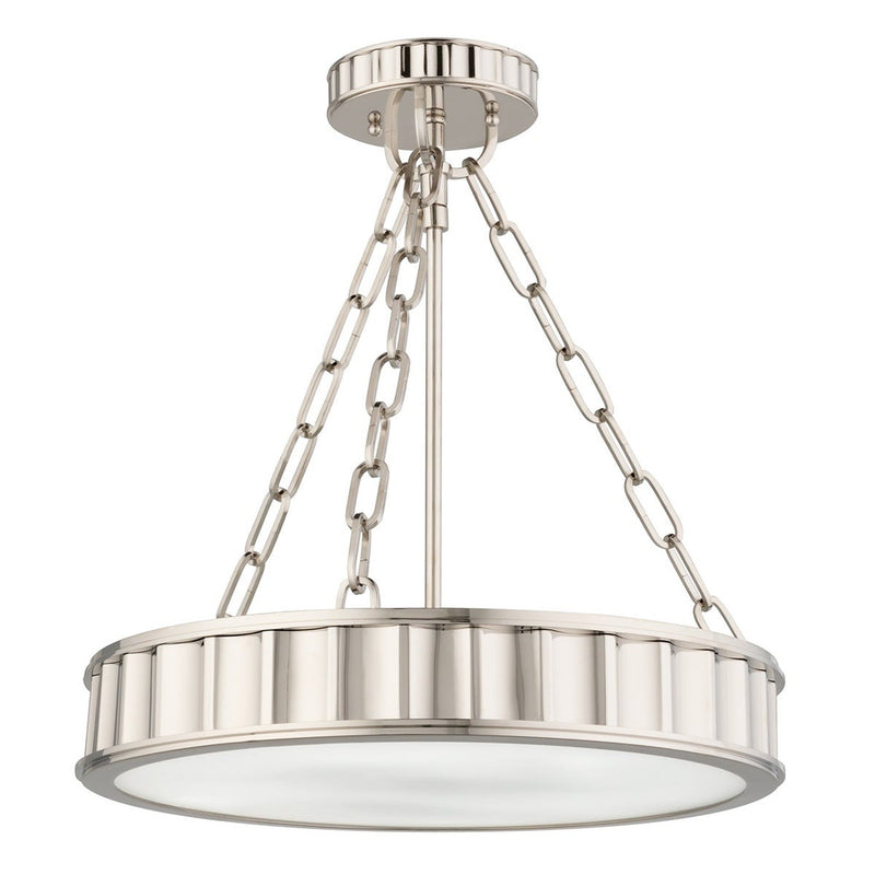 Middlebury Semi Flush - Polished Nickel by Hudson Valley