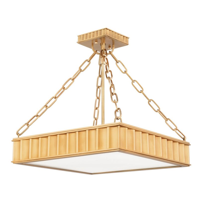 Middlebury Square Semi Flush by Hudson Valley