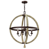 Middlefield Medium Orb Chandelier - Iron Rust - by Fredrick Ramond