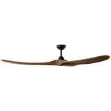 Midnight Black Housing with Dark Walnut Blades Maverick Smart 70inch Ceiling Fan by Visual Comfort Fans