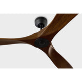 Midnight Black Housing with Dark Walnut Blades Maverick Smart 70inch Ceiling Fan by Visual Comfort Fans