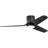 Midnight Black Housing with Midnight Black Blades Colgin 56inch Hugger LED Ceiling Fan by Visual Comfort Fans