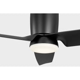 Midnight Black Housing with Midnight Black Blades Colgin 56inch Hugger LED Ceiling Fan by Visual Comfort Fans