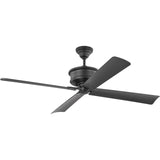 Midnight Black Housing with Midnight Black Blades Subway 56" Ceiling Fan by Visual Comfort Fans