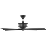 Midnight Black Housing with Midnight Black Blades Subway 56" Ceiling Fan by Visual Comfort Fans