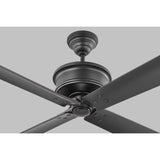 Midnight Black Housing with Midnight Black Blades Subway 56" Ceiling Fan by Visual Comfort Fans
