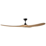 Midnight Black Housing with Natural Honey Blades Maverick Smart 70inch Ceiling Fan by Visual Comfort Fans