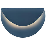 Midnight Sky Ceramic Petal ADA LED Wall Sconce by Justice Design