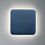 Midnight Sky Ceramic Small Square Backlit ADA Color Selectable Wall Sconce by Justice Design