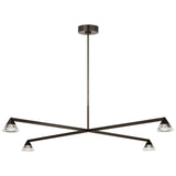 Midrand Crystal Chandelier Large Bronze By Visual Comfort Modern