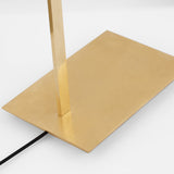 Midrand Crystal Floor Lamp Hand Rubbed Antique Brass By Visual Comfort Modern - Detailed View1