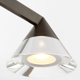 Midrand Crystal Vanity Light 15 Inch Bronze By Visual Comfort Modern - Detailed View1