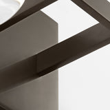 Midrand Crystal Vanity Light 15 Inch Bronze By Visual Comfort Modern - Detailed View2