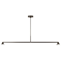 Midrand Linear Crystal Chandelier Bronze By Visual Comfort Modern