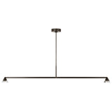 Midrand Linear Crystal Chandelier Bronze By Visual Comfort Modern