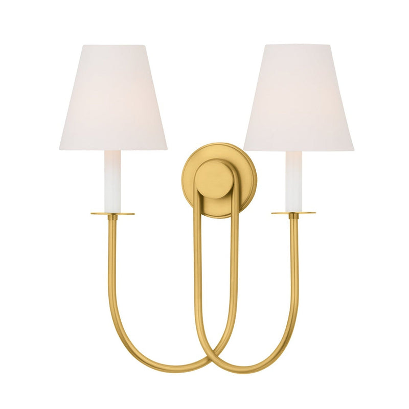 Midtown Wall Sconce - Aged Brass by Hudson Valley