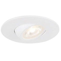 Midway Trim Round Gimbal Recessed Light 2 Inch White By Fase1Lighting