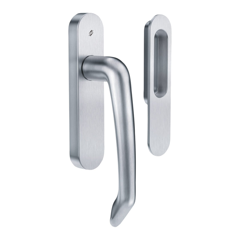 Mignon Lift and Slide Pull in Satin Chrome by Colombo Design