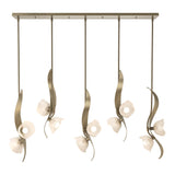Mika 10-Light Linear Suspension in Soft Gold by Hubbardton Forge
