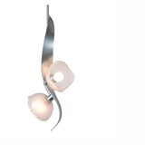 Mika 2-Light Pendant - Sterling