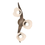 Mika 3-Light Sconce/Semi-Flush - Bronze