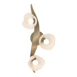 Mika 3-Light Sconce/Semi-Flush - Soft Gold